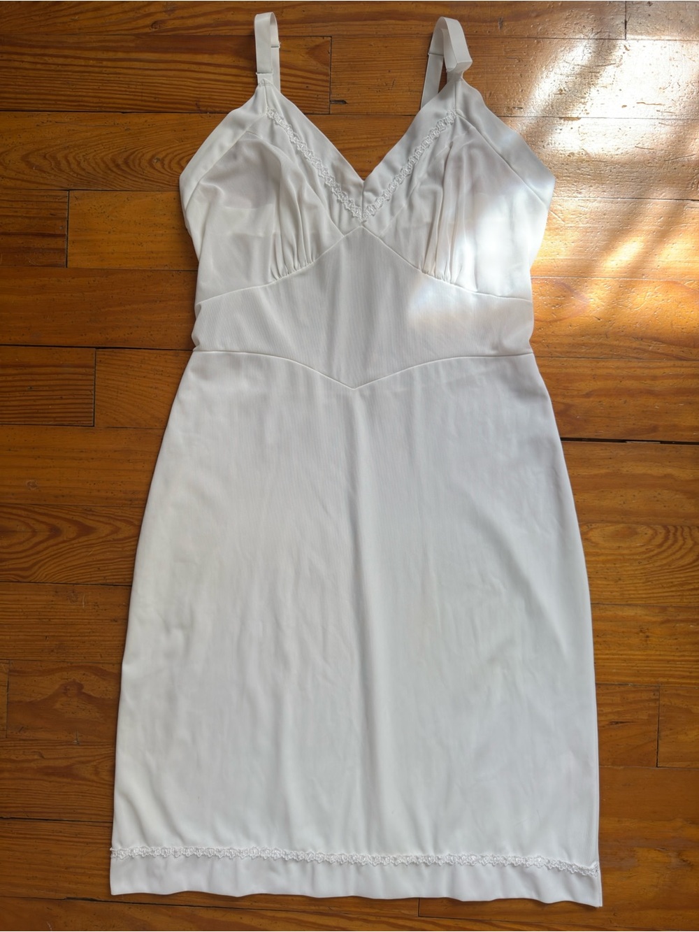 Vintage Movie Star Lace Trim Slip Dress